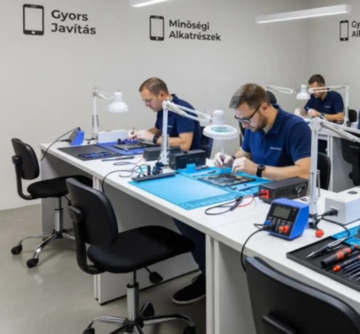 WAFFLE ADVERTISING LTD modern szervizműhelye Magyarországon