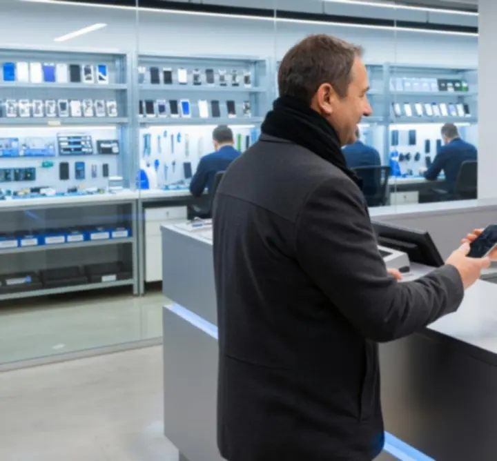 Mobiltelefon javítási folyamatának áttekintése a WAFFLE ADVERTISING LTD műhelyében